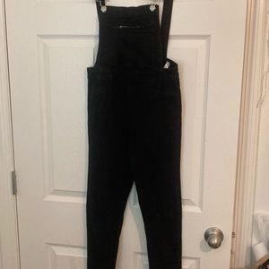 Black overalls